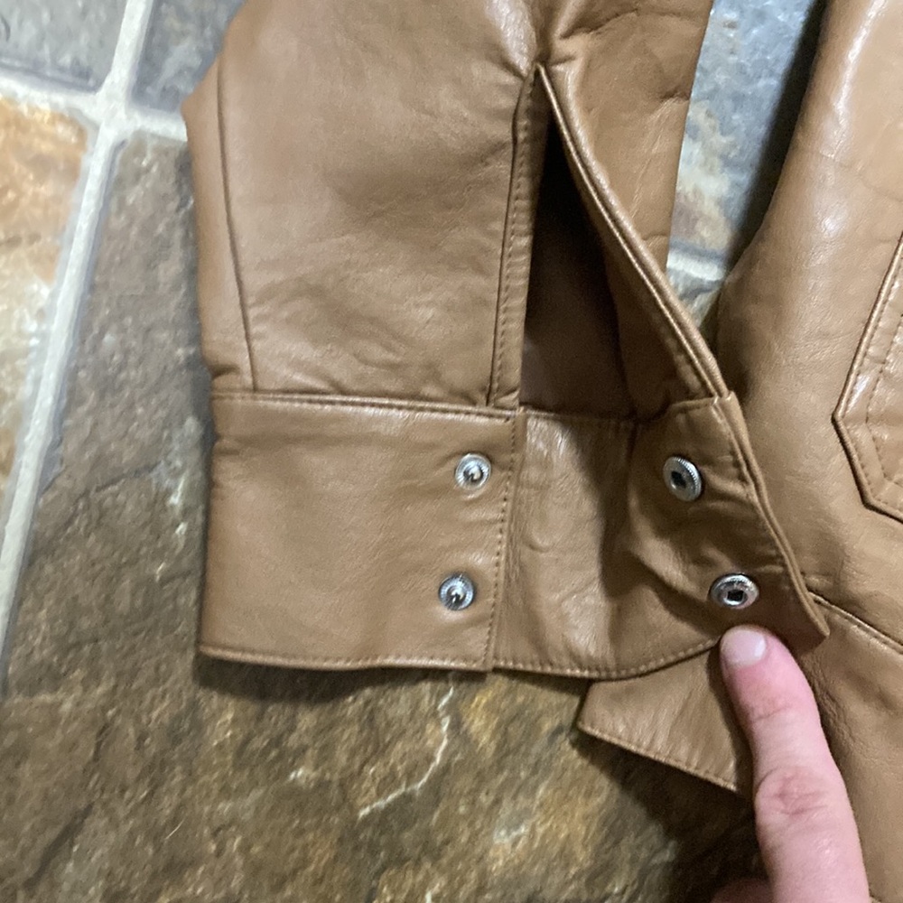 Universal Thread Brown Leather Jacket - Picture 5 of 9